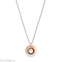 Колье Coeur de Lion Multicolor-Roségold 5004/10-1577