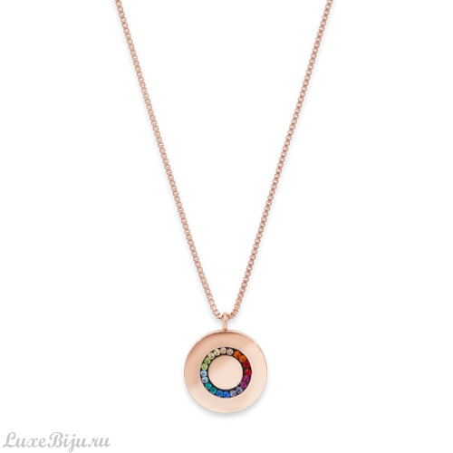 Колье Coeur de Lion Multicolor-Roségold 5004/10-1577