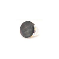 Кольцо Nature Bijoux, San Lazzaro, из перламутра, NB25.2-19-25849 серый, 17,5