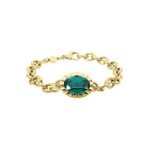 Браслет Qudo TIVOLA UNICA big (G/P) Emerald, 189549