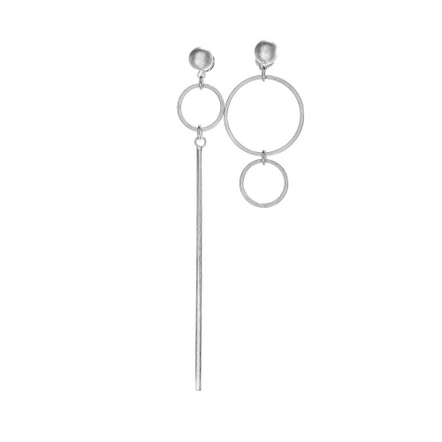 Серьги Dansk Copenhagen, Theia, асимметричные, DNSK25.2-3C2401020 серебристый