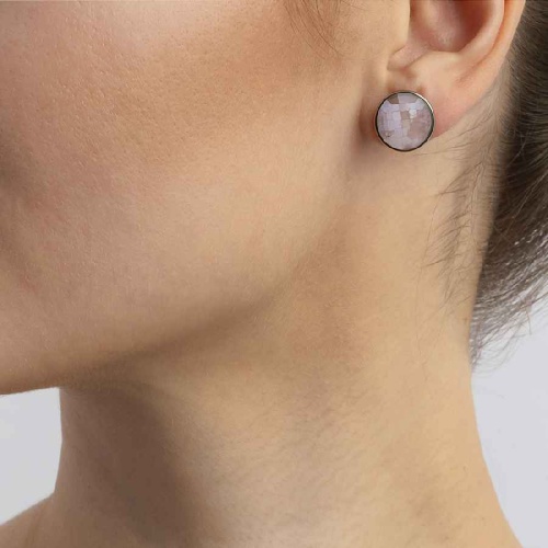 Пусеты Possebon  quartz rose, A1184.9 R/S фото 2