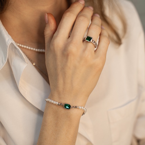 Браслет Fiore Luna EMERALD, CCH03676-07 фото 2