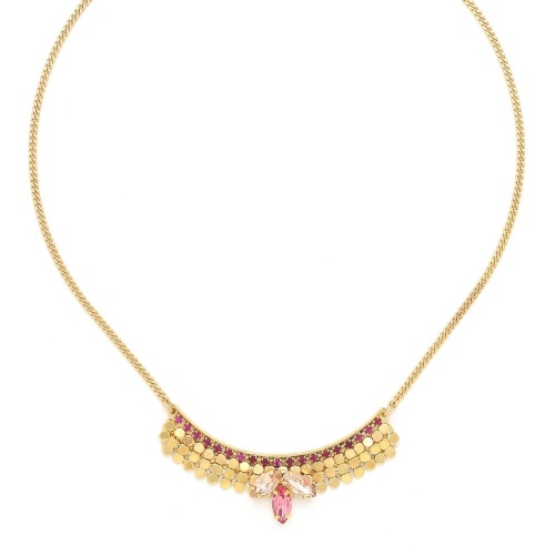 Колье Franck Herval, Irene, с кристаллами Swarovski, FH24.2-15-64170 золотистый фото 4