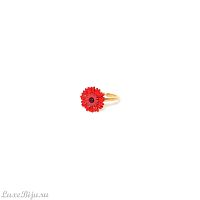 Кольцо Franck Herval, Ruby, разъемное, с агатом и цветной эмалью, FH24.1-19-63470 красный
