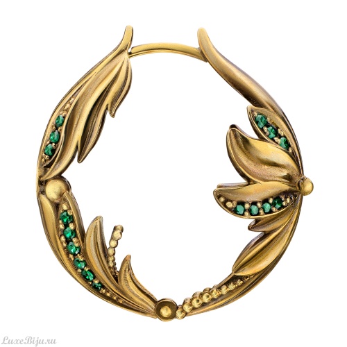 Серьги Fiore di Firenze OR1848 SMERALDO фото 6