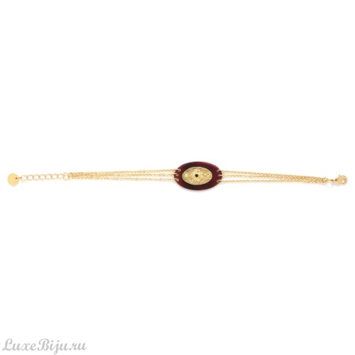 Браслет Franck Herval, Melany, с перламутром и кристаллом Swarovski, FH22.2-13-72036 золотистый фото 2