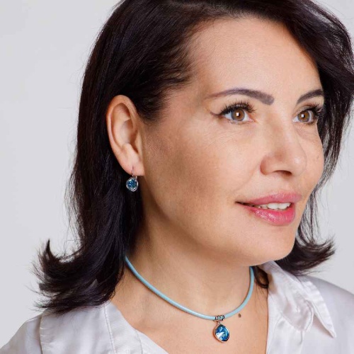 Серьги Fiore Luna Royal Blue Delite, A1911.23 BL/S фото 2