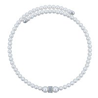 Колье Fiore Luna Cylinder Crystal, B2409PE-N02.1 BW/S