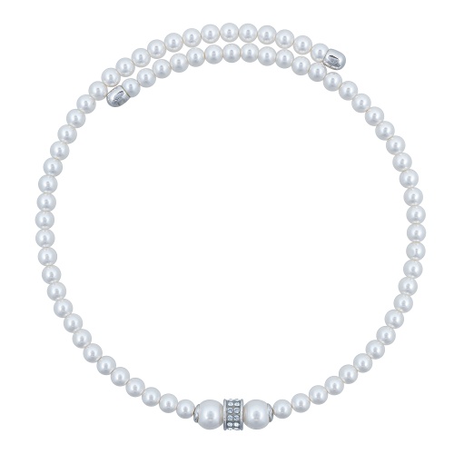 Колье Fiore Luna Cylinder Crystal, B2409PE-N02.1 BW/S