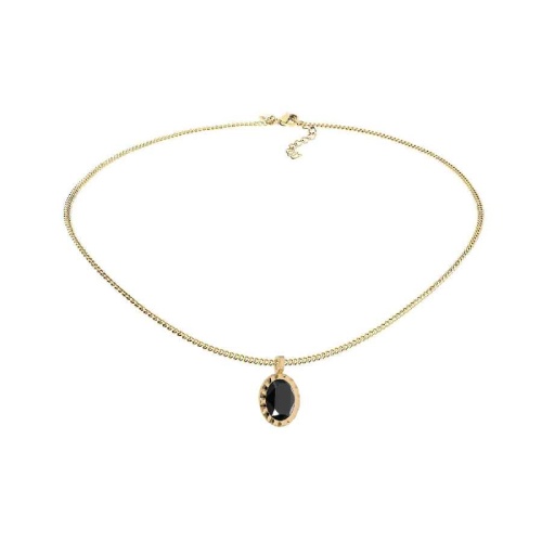 Колье Qudo TIVOLA UNICA big (G/P) Jet 3cm, 420513