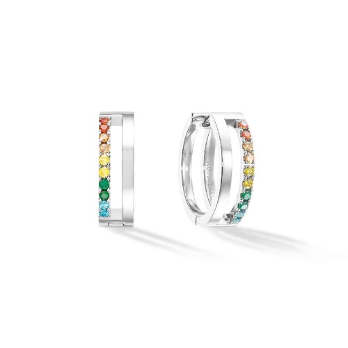 Серьги Coeur de Lion Multicolour Silver, 0136/21-1517
