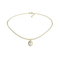 Колье Qudo TIVOLA UNICA big (G/P) Crystal 3cm, 420501