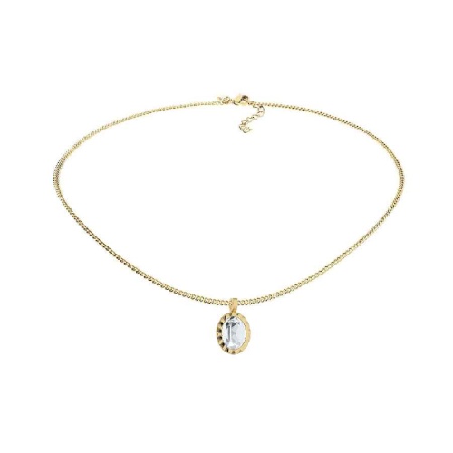 Колье Qudo TIVOLA UNICA big (G/P) Crystal 3cm, 420501