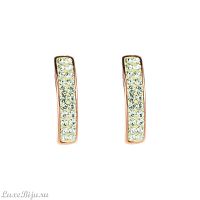 Серьги Coeur de Lion Light Green 0214/21-0520