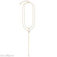 Колье Coeur de Lion Gold Crystal 5056/10-1816