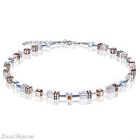 Колье Coeur de Lion Crystal Rosegold 4015/10-1822