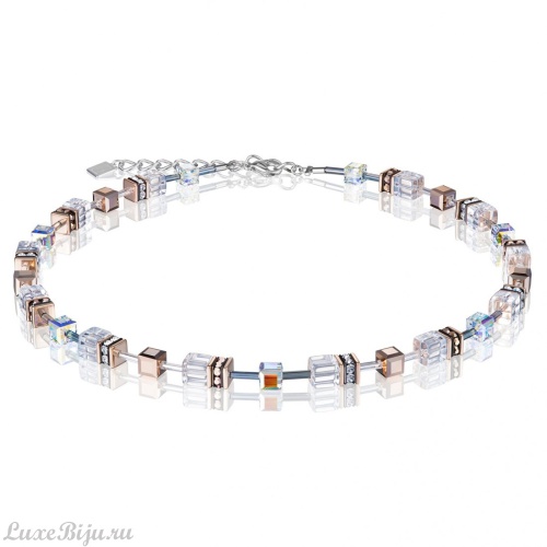 Колье Coeur de Lion Crystal Rosegold 4015/10-1822