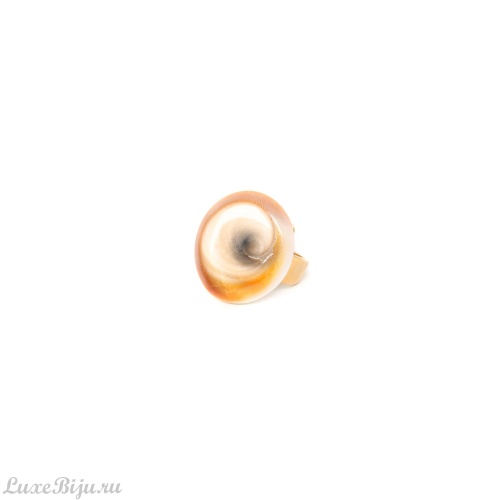 Кольцо Nature Bijoux, Cap Ferret, разъемное, с ракушкой, NB23.1-19-24641 коричневый