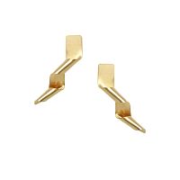 Серьги Katerina Vassou, Decrescendo, в авангардном стиле, KV26.1-406135G золотистый