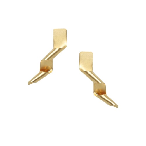 Серьги Katerina Vassou, Decrescendo, в авангардном стиле, KV26.1-406135G золотистый