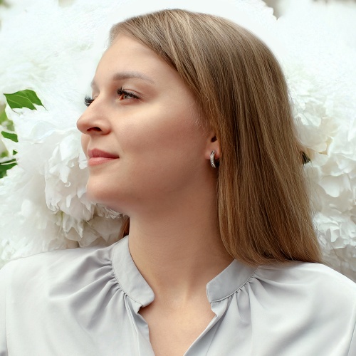 Серьги Fiore Luna Crystal, A2409SW-E02.1 BW/S фото 4