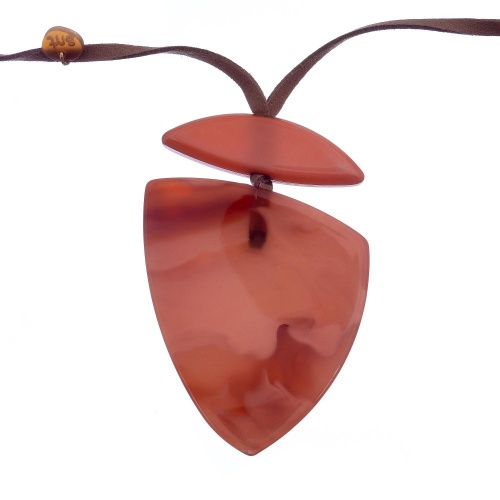 Колье Laguna, Sonata, с подвеской из смолы, LF-52753 розовый фото 2