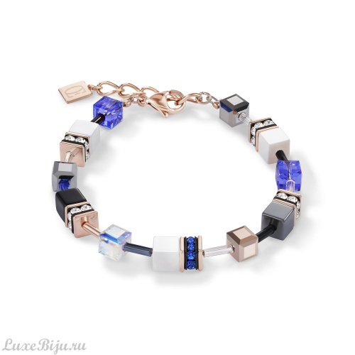 Браслет Coeur de Lion White-Blue 4013/30-0700