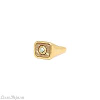 Кольцо Franck Herval, Thea, с перламутром и кристаллом Swarovski, FH23.1-19-63171 золотистый