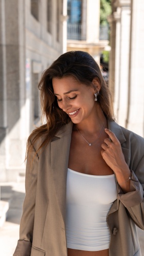 Браслет Coeur de Lion White quartz (April), 1300/30-1400 фото 8