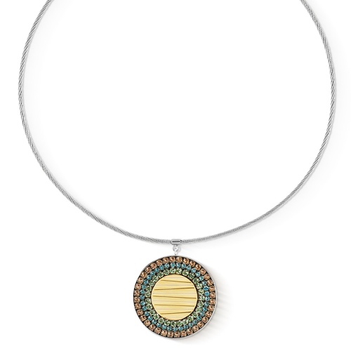 Колье Coeur de Lion Multicolour Pastel Silver, 2037/10-1580 фото 2