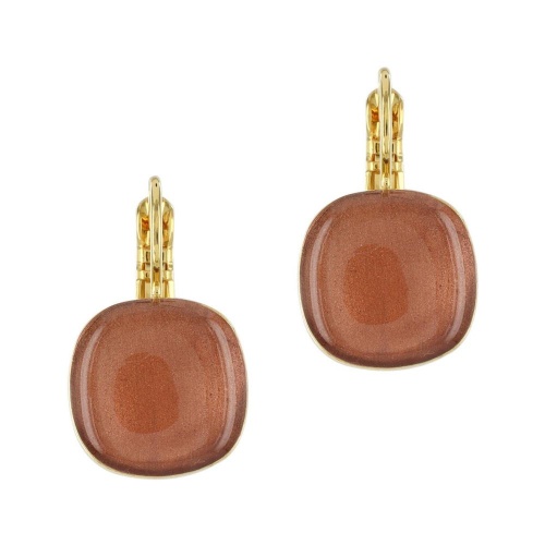 Серьги TARATATA, Manufacture, со смолой, TT-W23-01701-20D коричневый фото 2