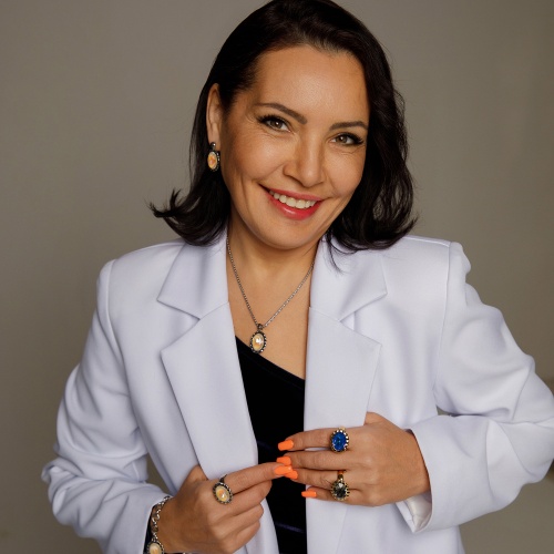 Колье Qudo TIVOLA UNICA big (S/P) Ivory cream delite 3cm, 420701 фото 7