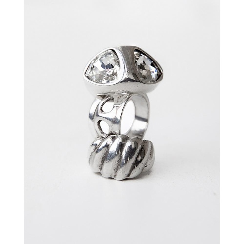 Кольцо Ciclon, Majestic, с кристаллами, CN-251500 хрустальный, 17 фото 4