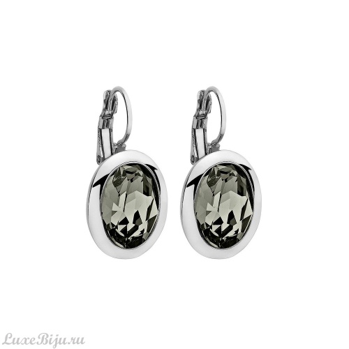 Серьги Qudo Tivola Black diamond 303030 BW/S
