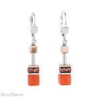 Серьги Coeur de Lion Dark Orange 4016/20-0221