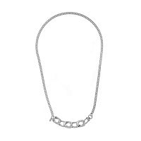 Колье Dansk Copenhagen, Anastazia, удлиненное, с крупными звеньями, DNSK25.2-9C2507020 серебристый