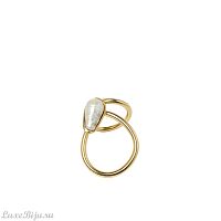 Кольцо Katerina Vassou, Downbeat, с жемчугом, KV26.1-406064G золотистый, 18