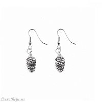 Серьги Ester Bijoux Сосновые Шишки SH1C-S BW