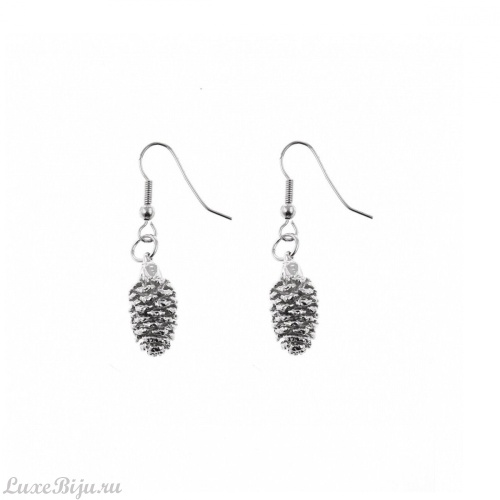 Серьги Ester Bijoux Сосновые Шишки SH1C-S BW