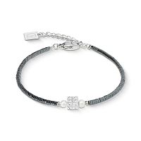 Браслет Coeur de Lion Anthracite-Silver, 1138/30-1224