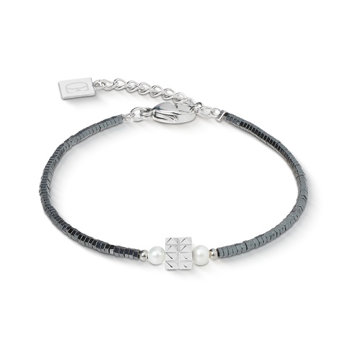 Браслет Coeur de Lion Anthracite-Silver, 1138/30-1224