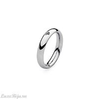 Кольцо - база Qudo Basic small silver 16,5 мм 627041 S