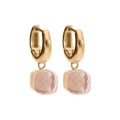 Серьги Qudo FIRENZE (G) Light Peach, 107001/20-4205
