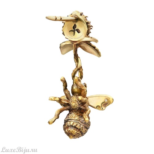 Серьги пусеты Fiore di Firenze OR2104 CRYSTAL фото 4