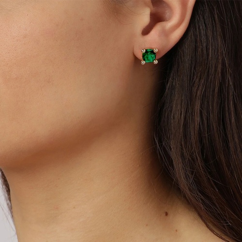 Серьги Dyrberg Kern CLARA SG GREEN, 390045 фото 3