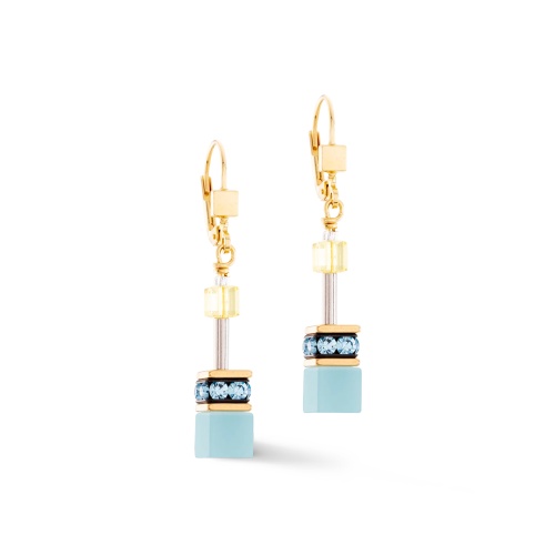 Серьги Coeur de Lion Turquoise-Yellow, 2838/20-0601 фото 7