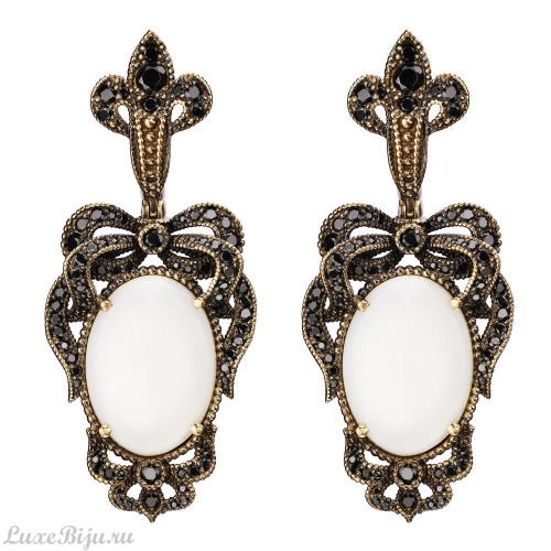 Серьги Fiore di Firenze OR2006 NERO фото 8