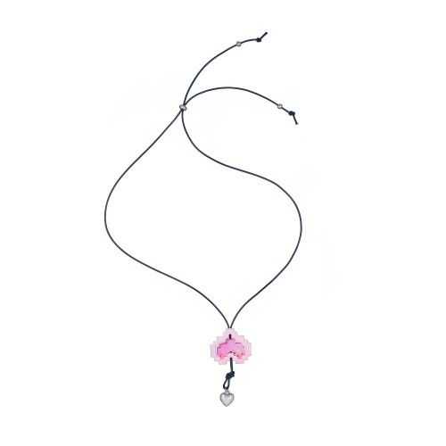 Колье Moon Paris, Ringo, с перламутровым сердцем, MR-24.06-053 розовый фото 2