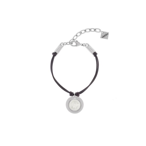 Браслет VIDDA, Sweet, кожаный, с кристаллом Swarovski, VD24.1-01866 хрустальный